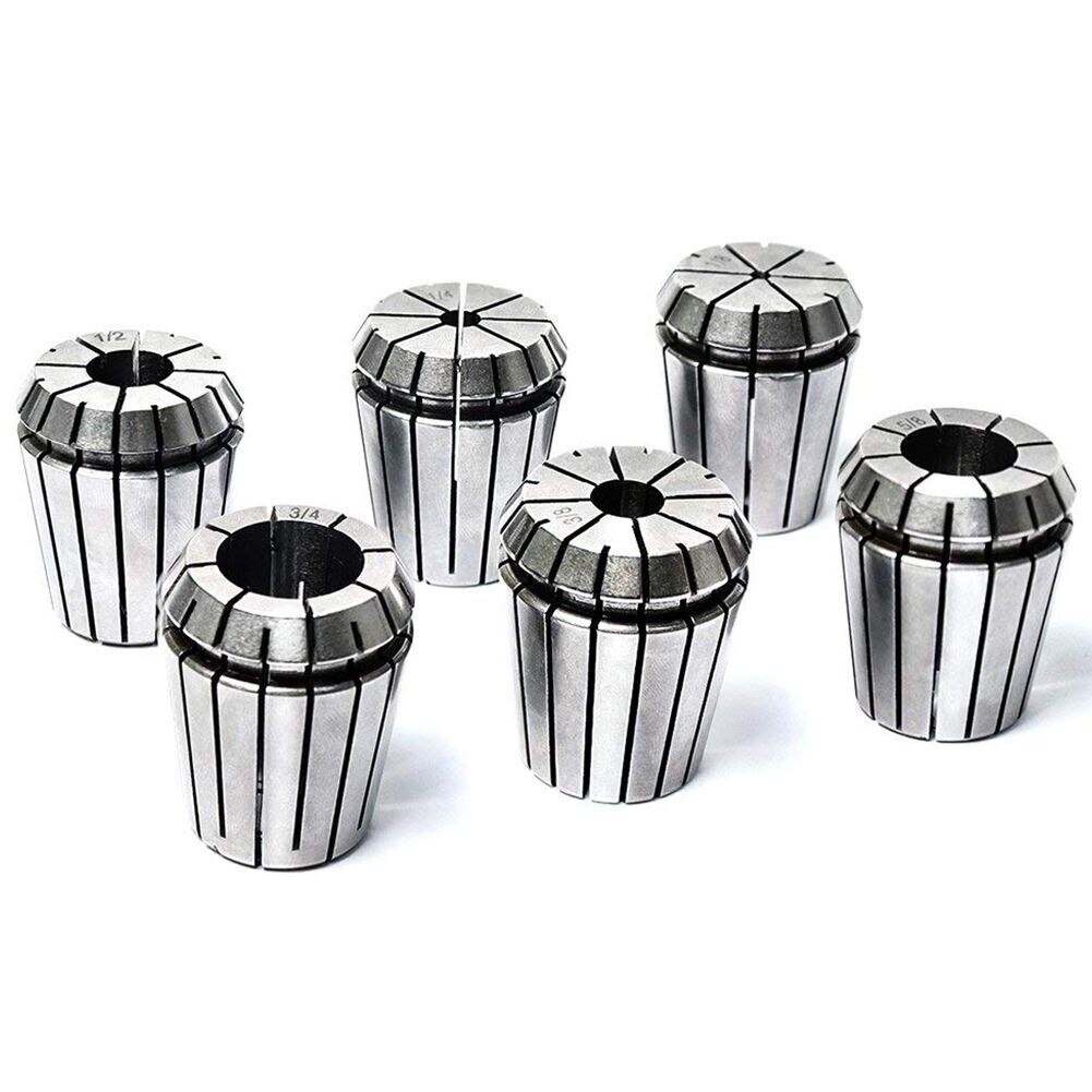 6 uds ER32, juego de mandriles para fresadora CNC, accesorios para máquina de grabado, abrazadera de husillo, Shopping