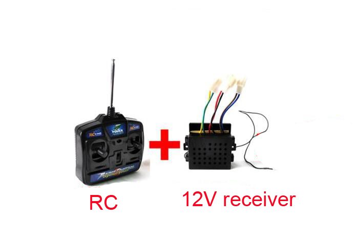 27MHZ/40MHZ/49MHZ 2.4G Remote Control 6V/12V Receiver Universal Radio Transmitter Bluetooth Controller for Toy Cars Dump Truck: PURPLE