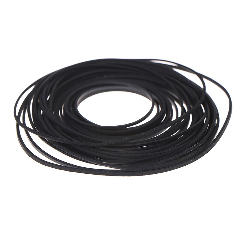 1 Paquete 1*1mm Cassette de goma de reemplazo CD Cassette de DVD cinta grabadora giradiscos Correa correa para CD-ROM máquinas de vídeo