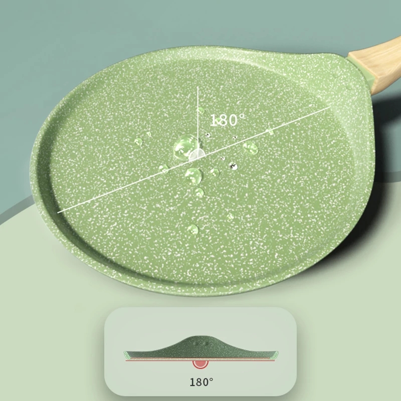 18/22/28cm Nicht-Stock Pfanne Pfannkuchen Pfanne für Frühstück Brot Ei Pizza Krepp Pfanne küche Kochgeschirr Induktion Herde Gasherd