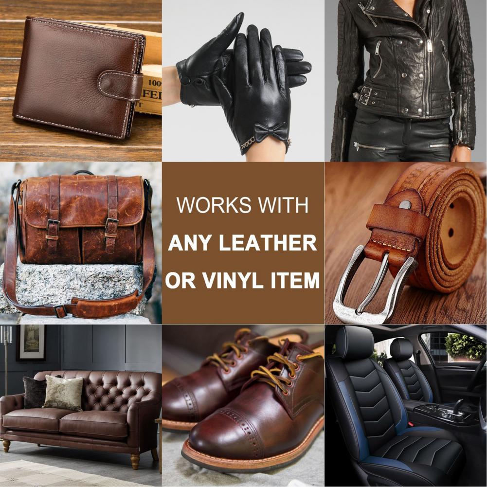 Eco-friendly Useful Aged Restored Leather Repair Gel Safe Leather Recoloring Balm No Odor for Seat