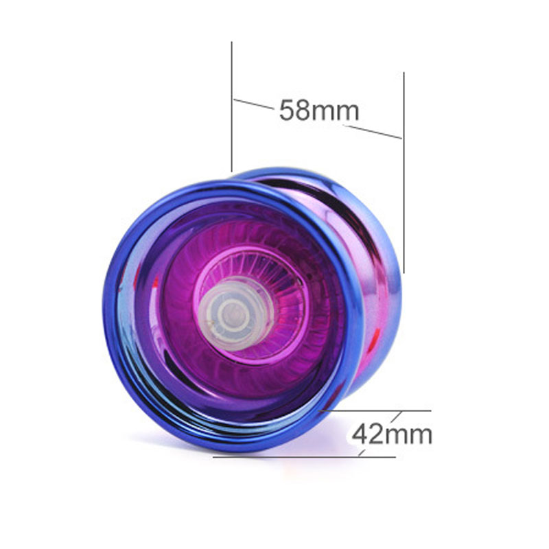 Mode yoyo Professionele geavanceerde Aluminium YOYO Klassieke Speelgoed Cadeau Voor Kinderen Kinderen