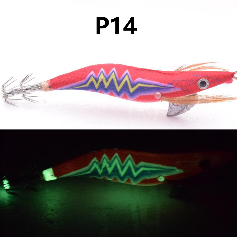 1 pieza de cebo luminoso para camarones de madera, equipado con anzuelo de calamar, cebo artificial para camarones de agua salada y agua dulce: Gris oscuro