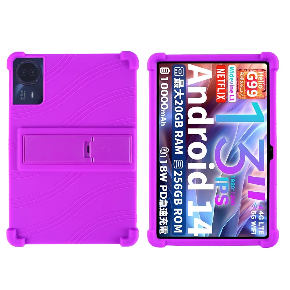 Teclast Tablet Case13-inch voor T65 Max Tablet Beschermhoes Houder Case Tablets Beugel: Paars