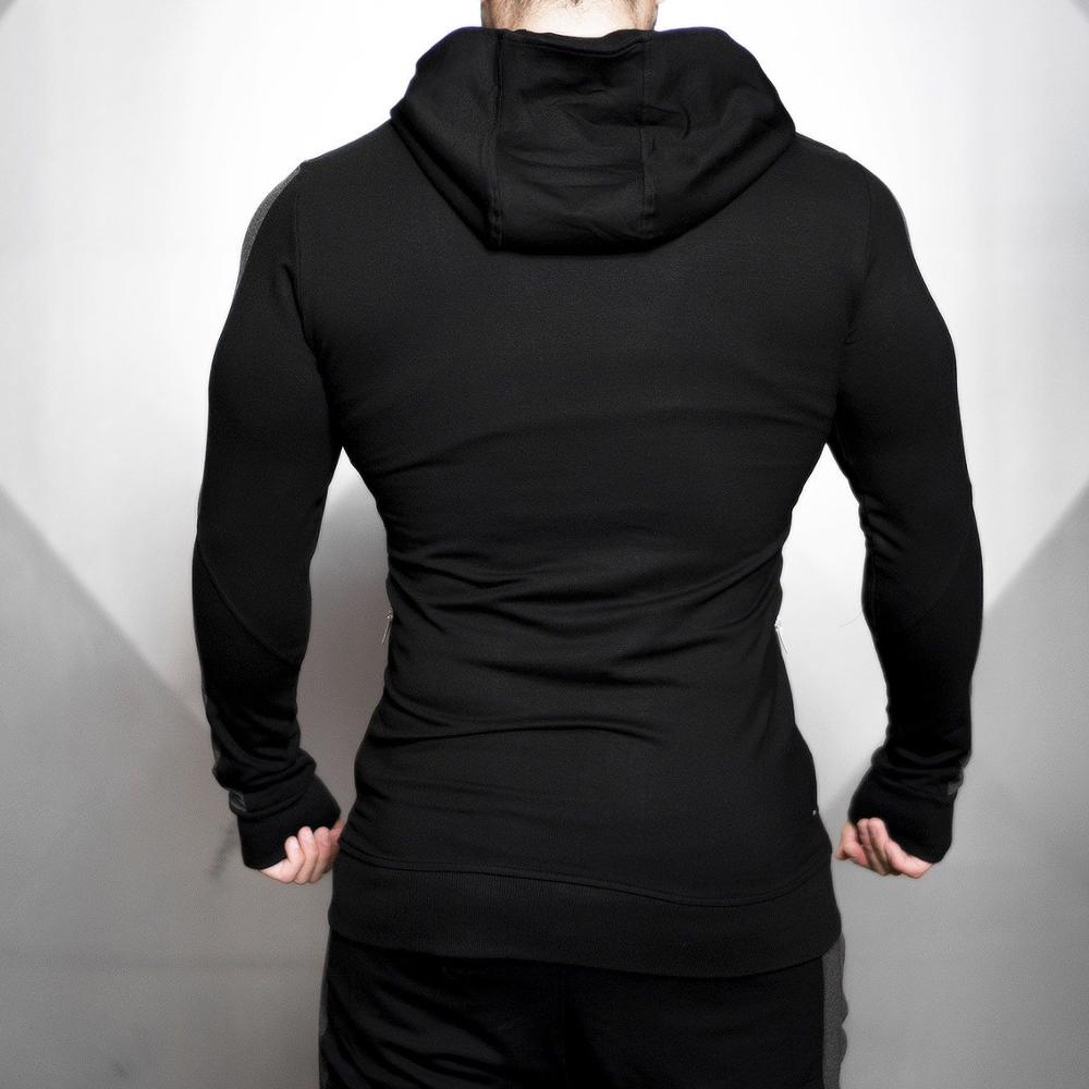 Sport Lauf Jacke Männer Fitness Gym Bodybuilding Sweatshirt Outdoor Radfahren Sportswear Mantel Ausbildung Jogging Hoodies Jacken