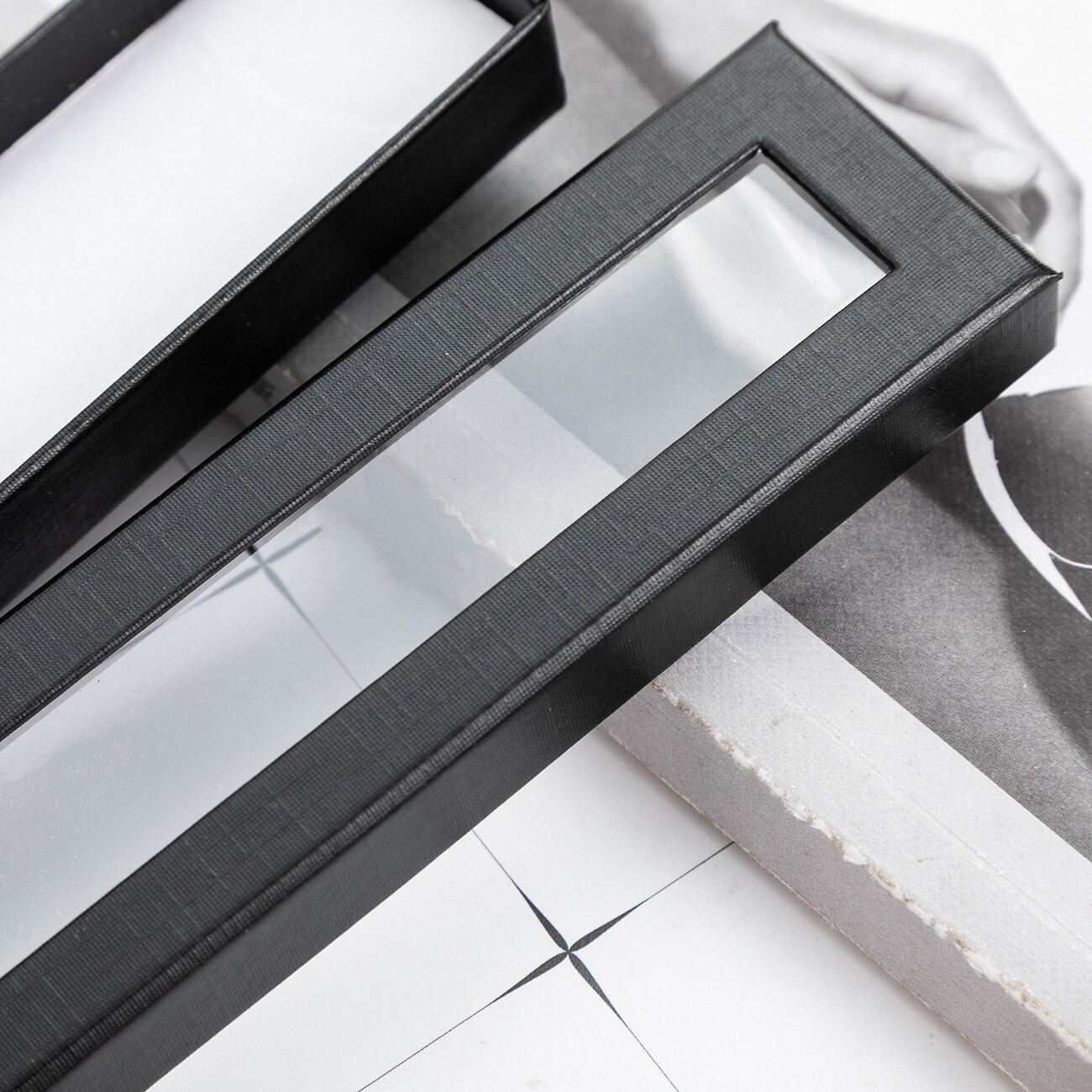 Pen Box Transparent Window Paper Packaging Gel Pen Box Pencil Cases Pen Boxes and Packaging Jewelry Box Pencil Box