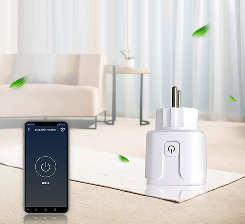 2/4/6 Stuks Smart Plug Eu 16A 100-250V Draadloze Afstandsbediening Voice Control Wifi Socket Met Power monitor Werken Met Google Home Alexa