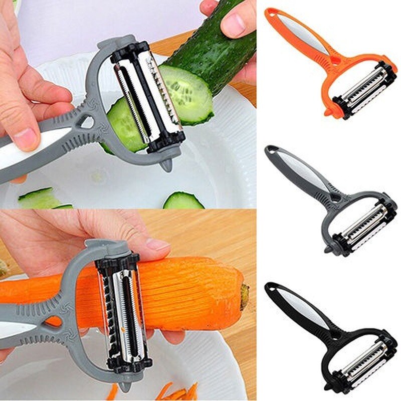 Multifunctionele 360 Graden Roterende Keuken Tool Groente Fruit Aardappel Wortel Dunschiller Rasp Raap Cutter Slicer Meloen Gadget