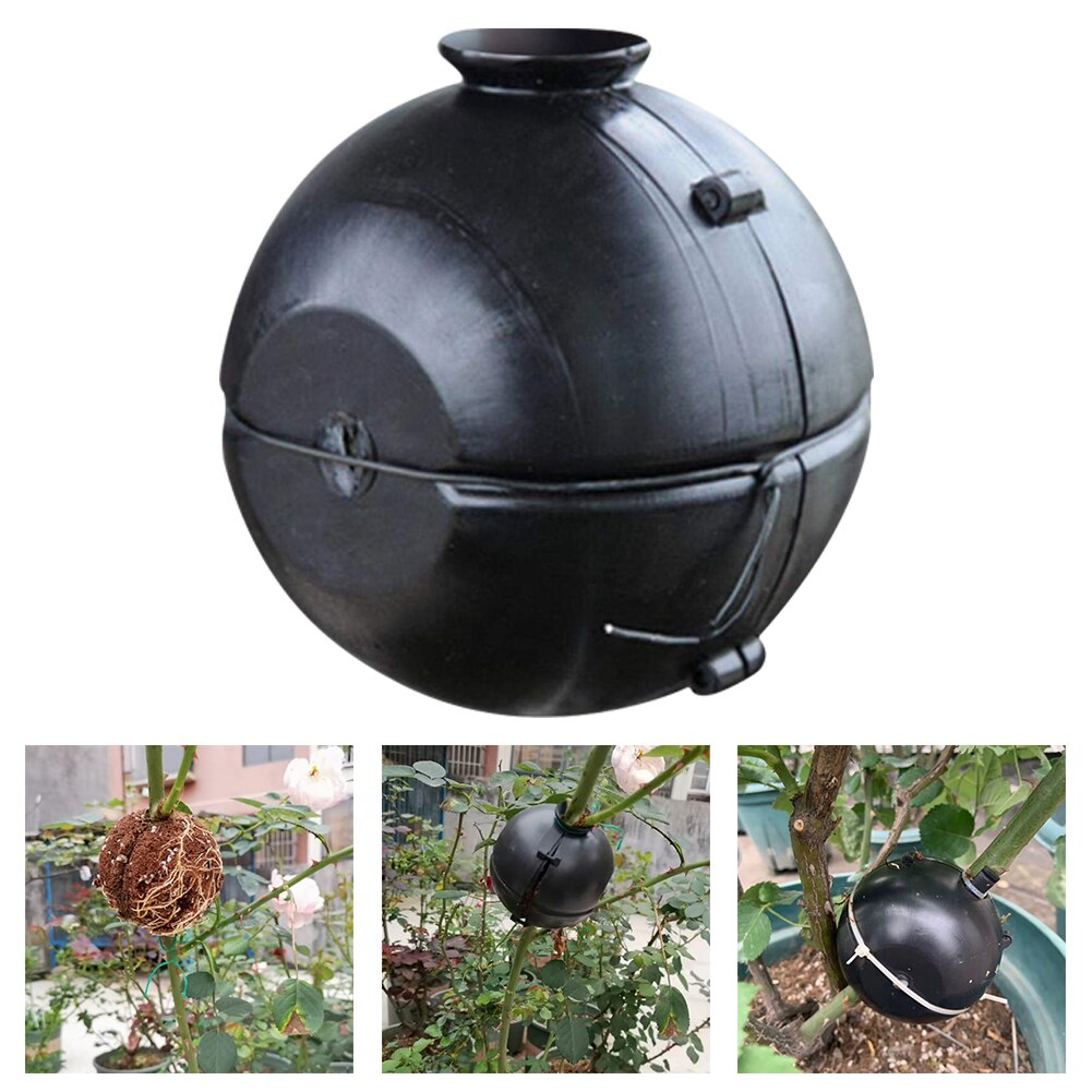 Dispositivo de enraizado de plantas, caja de injerto de alta presión para interior y exterior, capas de aire de jardín, ABS, Bola de extensión de cultivo, cría duradera