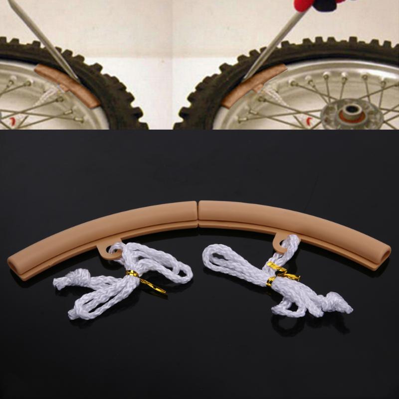 Protecteur de bord de jante de roue, 2 pièces, universel, pour moto