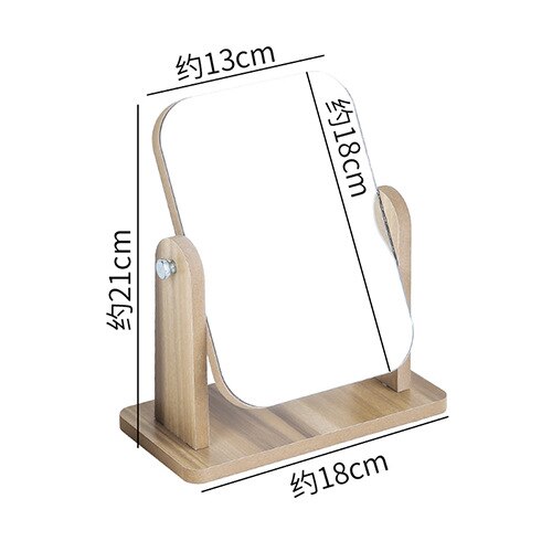 Dressing Table Mirror Dormitory Large Girl Heart Table Dressing Mirror Portable Dressing Mirror: 01