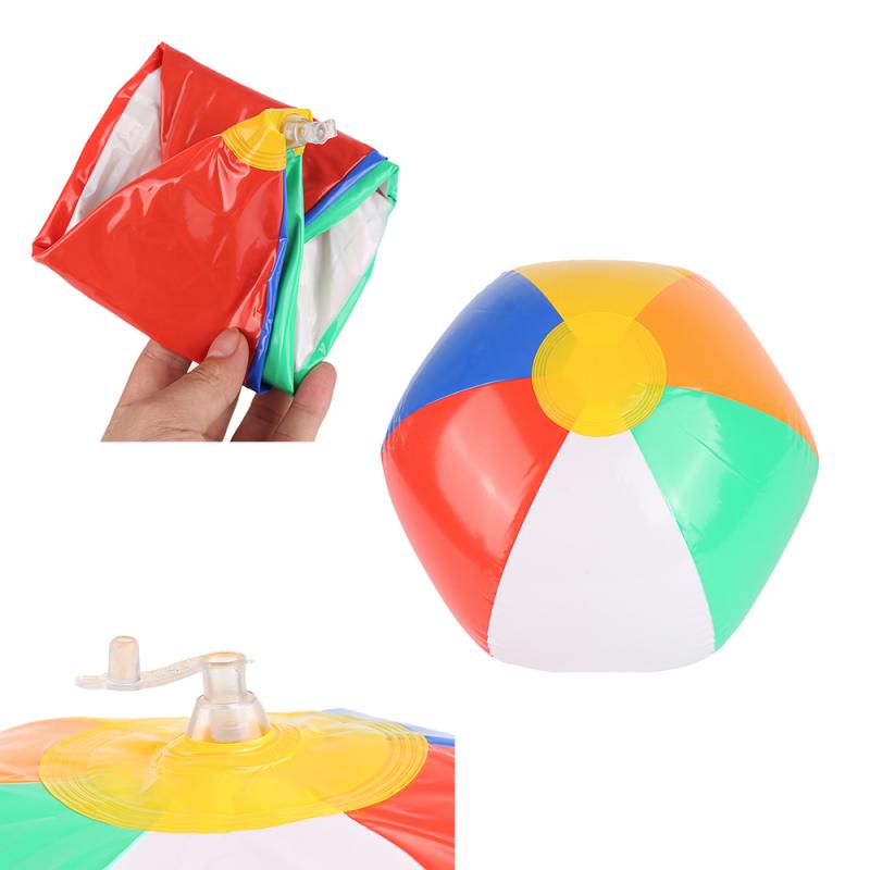 1PCS Colorful Baby Kids Learning Beach Pool Play Ball Inflatable Children Rubber Educational Soft Toys