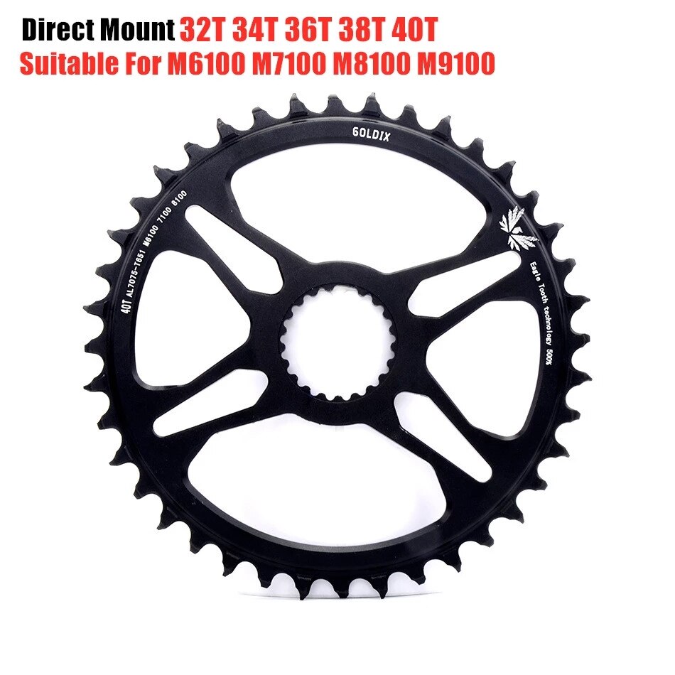 Direct Mount Mtb Kettingblad 32T 34T 36T 38T 40T Mountain Fiets Kettingwiel Voor M6100 M7100 m8100 M9100 12 Speed Crankstel