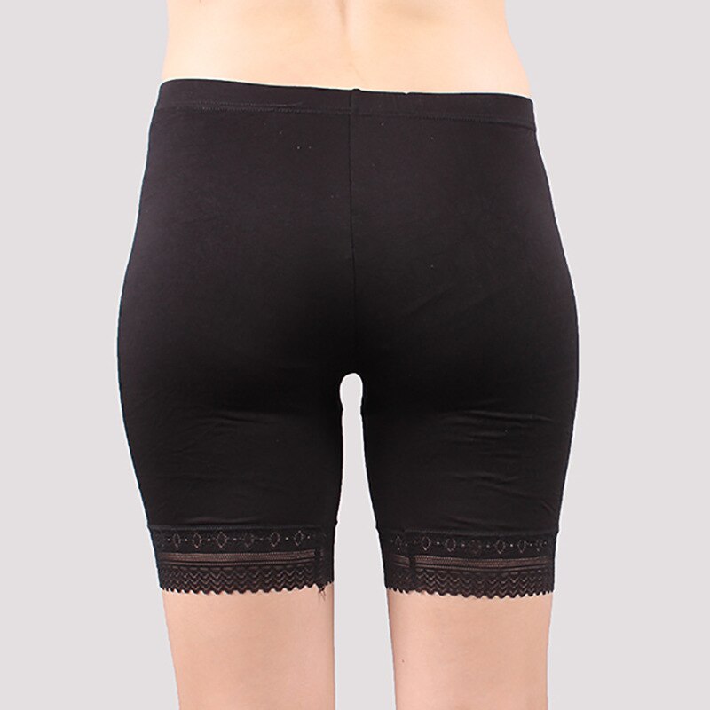 Women's Plus Size Safety Pants ladies Modal Upshift Lace comfortable Safety Pants