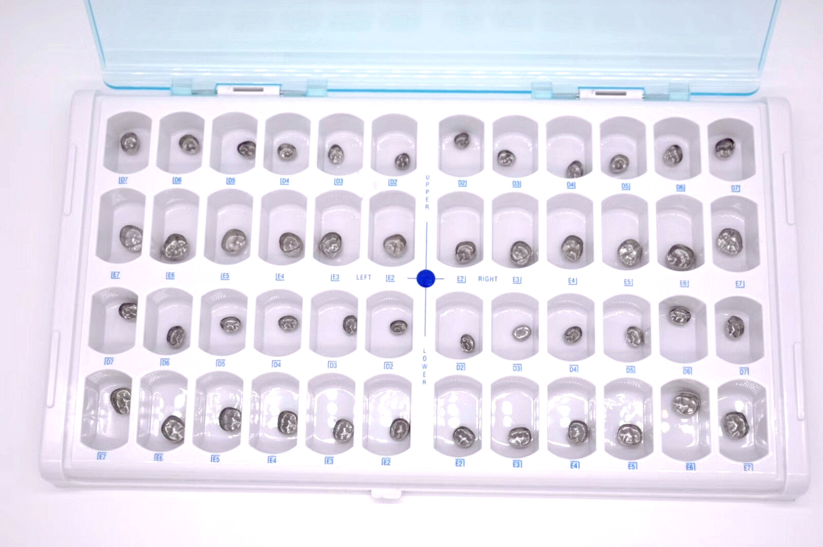 5Pcs Lower Left Dental Kids Primary Molar Crown Stainless Steel Pediatric 48 Sizes choice