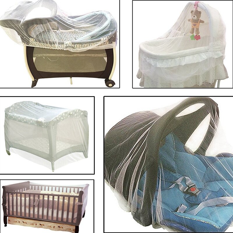 4 Uds mosquiteros para bebés aptos para Cochecitos de bebé protección de malla Ultra fina contra Mosquitos abejas insectos voladores