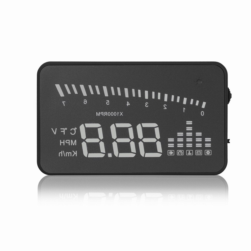 Car Head-up Display Universal Auto Windshield Projector OBD Car Alarm Car Hud Head Up Display