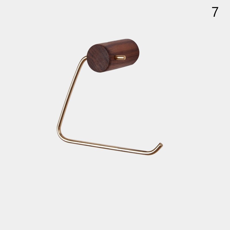 Présentoir en bois porte-rouleau papier | Distributeur, , pour la salle de bain, les toilettes domestiques: 7