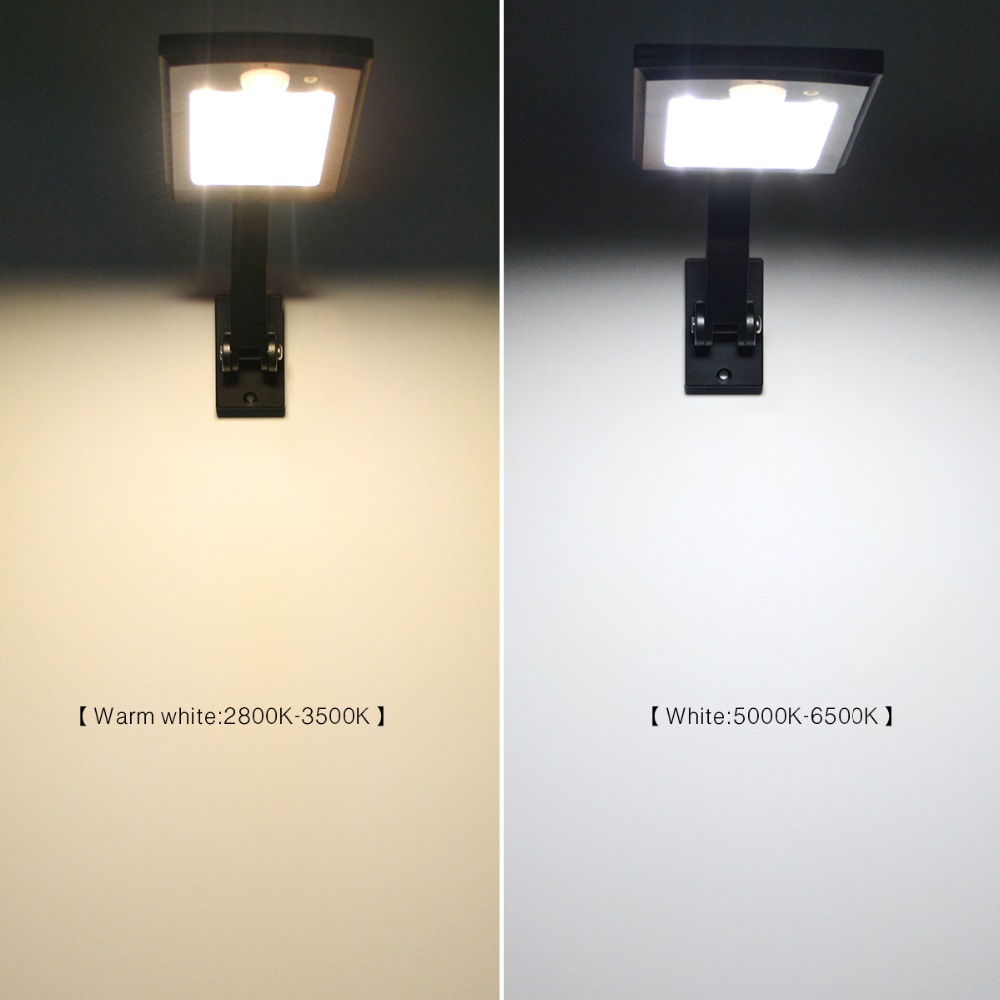 Outdoor Waterproof 48 LEDs PIR Motion Sensor Solar Powered Street light LED Pole Wall Path Light 4Mode 900LM 4500mAh Night light