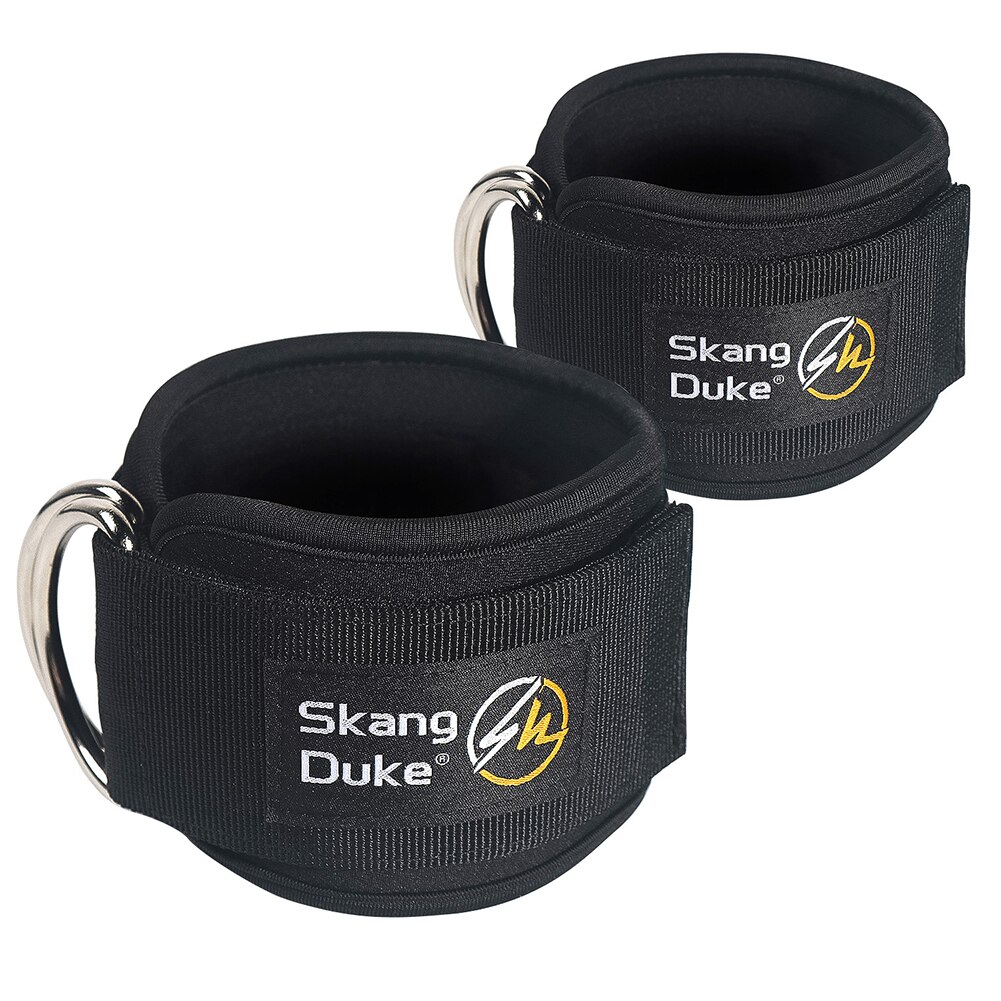 1/2 Pcs cinturini alla caviglia Fitness imbottiti doppio d-ring cinturino regolabile per la protezione della caviglia rapitori dell&#39;anca gamba palestra accessori per l&#39;allenamento: 2 pcs