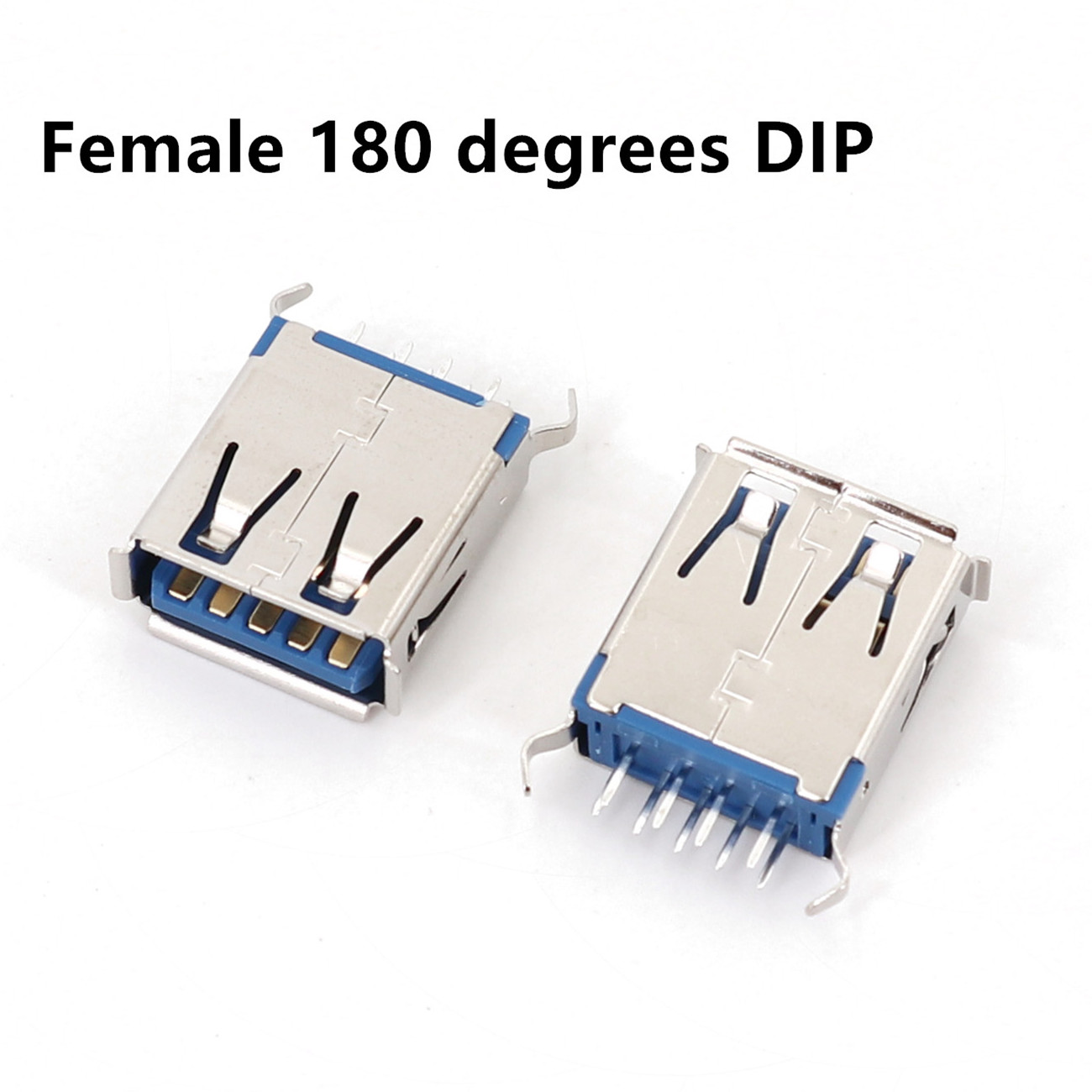 10 Stücke USB 3.0 Männlich Weiblich 9Pin Stecker Buchse PCB Mount Solder Stecker: Elfenbein