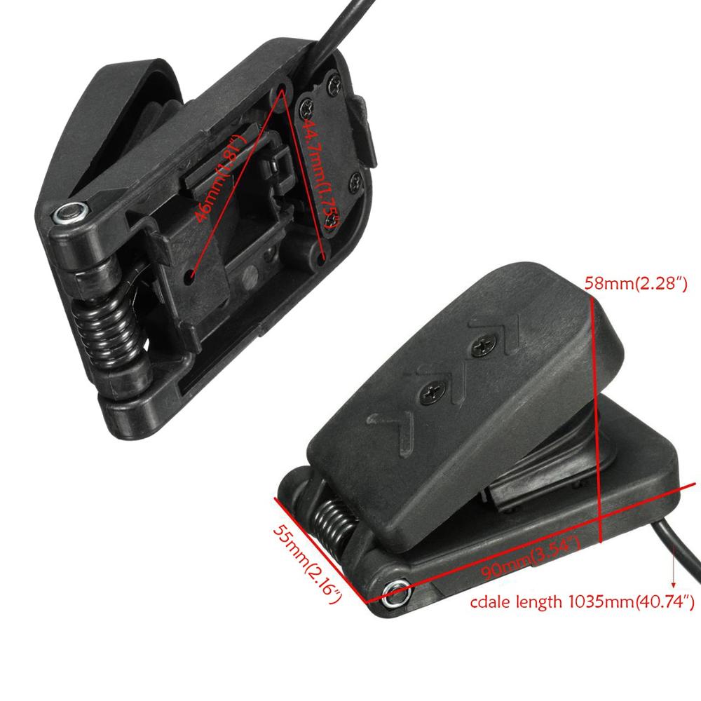DC24V 350w Elektrische Motor- Pinsel Regler + 1x Fuß Pedal Gaspedal + Pinsel Vorwärts Rückwärts Schalter Knopf Für Gehen kart