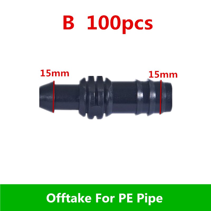 Dn16 Offtake For PVC Pipe With Rubber Grommet Starter Barb Connector For Poly Hose Into a PVC Pipe Drip Barb Fittings