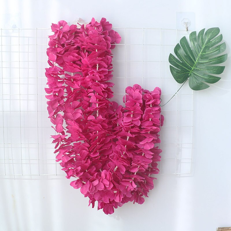 Artificial Flower Belt Wedding Flower String Hydrangea String Decoration Wisteria Rattan Orchid Flower String Flower Belt: 4