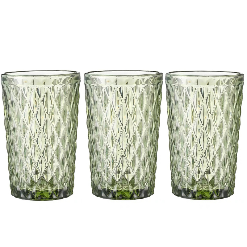 Vasos para beber, copas para jugos, Whisky, Bar, hogar, boda, 350ml, leche, café, en relieve, vasos de vidrio para bebidas, 3 unids/lote