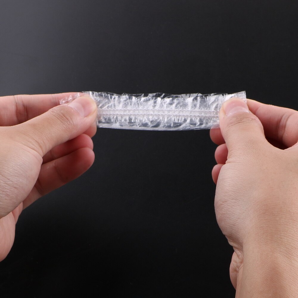 100 Pcs/Set Salon Hair Dye Clear Ear Cover Disposable Earmuffs Transparent Ear Protection Bathroom Products Waterproof