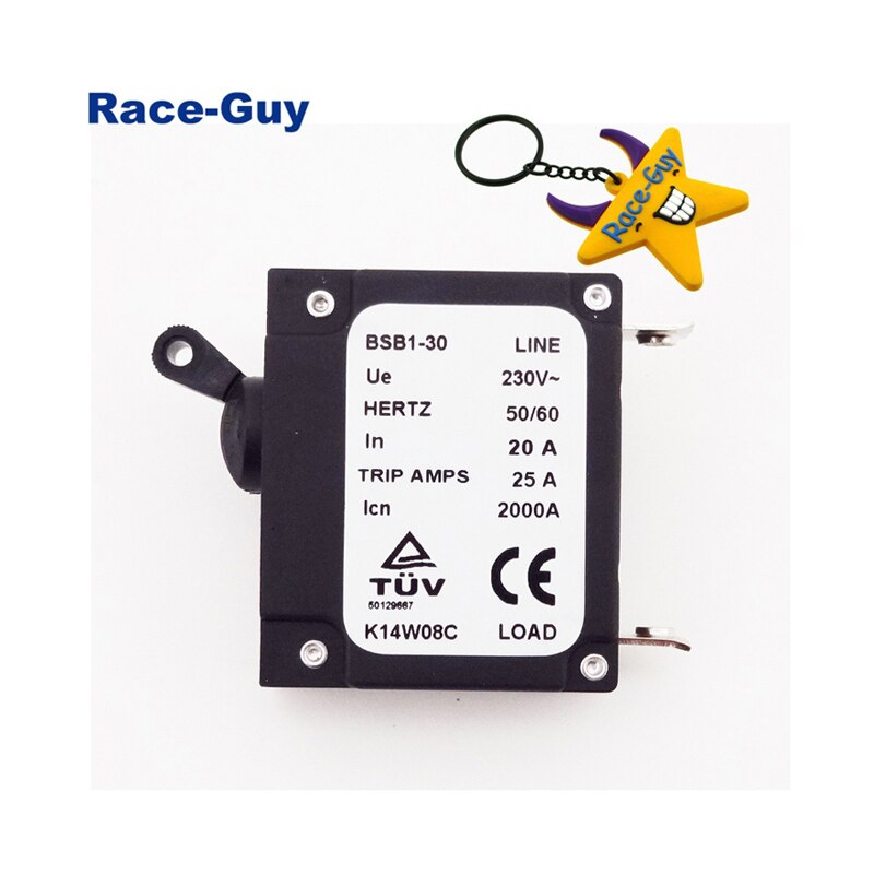 230V 15A/20A/23A/30A In Circuit Breaker 18.8A/25A/28.8A/ 37.5A Trip Amps BSB1-30 2000A 50/60 HERTZ Chinese Generator: 230V-23A-28.8A