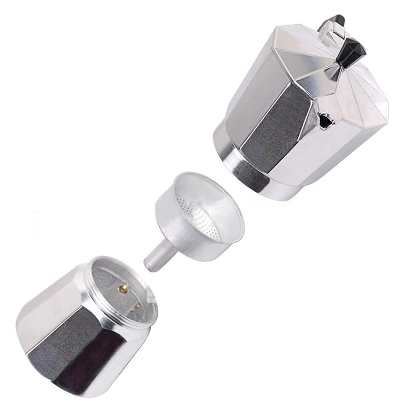 Perkulator moka pot kaffebryggare 3 koppar spis topp expresso kaffebryggare