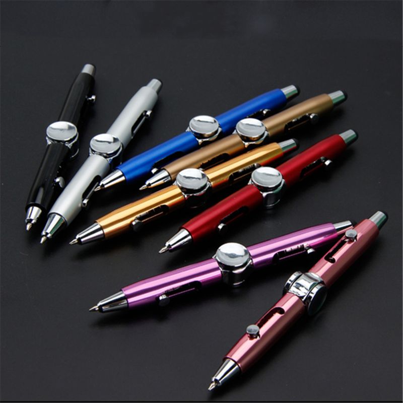 Fidget Pen Fidget Spinner Toy EDC Anti Stress Relief Metal Shell For Stundent Kids Adult