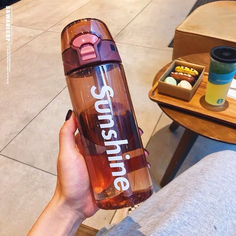 Explosion Sport Water Bottles 430/550ML Protein Shaker Outdoor Travel Portable Leakproof Tritan Plastic Drink BPA Free Camping: 550ml red