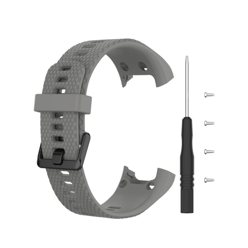 Voor Garmin Vivosmart Hr Band Siliconen Horloge Band Voor Garmin Vivo Smart Hr Smart Polsband Sport Armband Fitness Tracker: dark gray