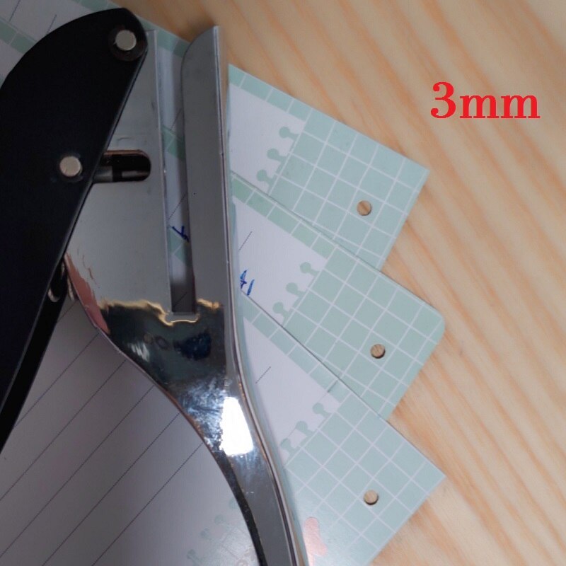3Mm/6Mm/8Mm/10Mm Cirkel Perforator Papier Punch Hand-Held Ronde enkele Perforator Voor Id-kaarten Pvc Kaarten Badge Foto &#39;S