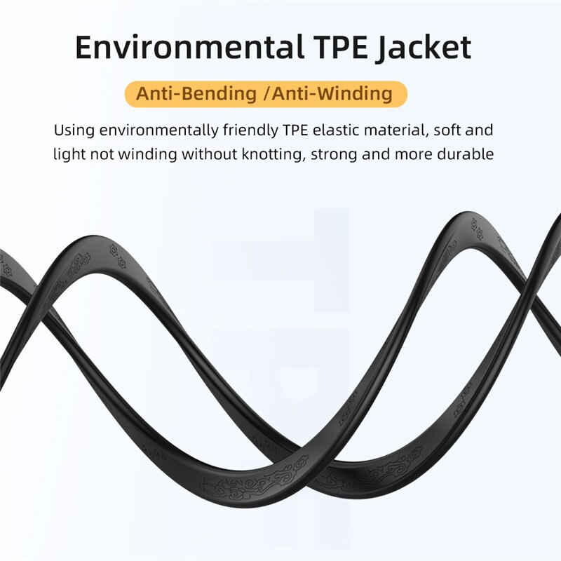 USB C Cable 180 Degree Pattern Type C Charge Cable Mobile Phone Data Cable