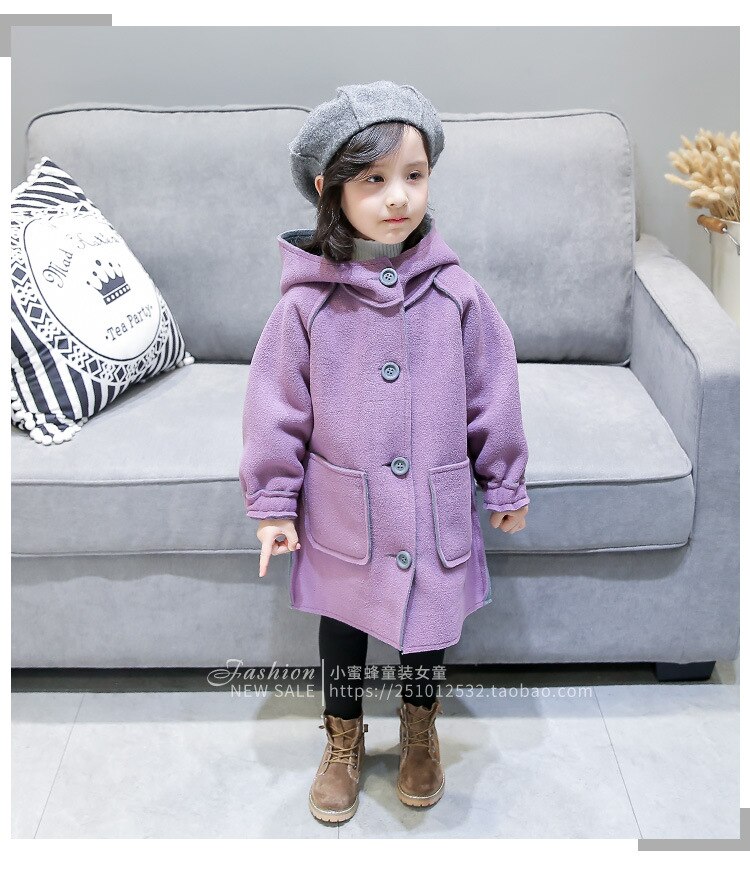 neue Winter herbst Mädchen Wolle Mantel freundlicher Wolle Mantel komfortable nette Baby Kleidung freundlicher Kleidung