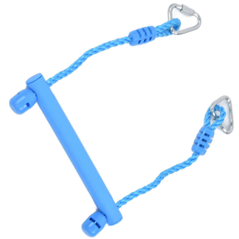 Children Trapeze Swing Climbing Bar Blue Heavy Duty for Indoors Outdoors Courtyards Sports Trapeze Swing Bar Training Play Sets