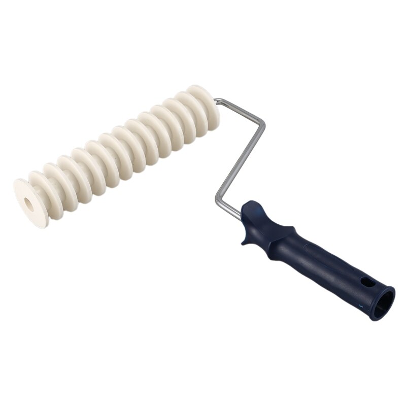 Patterned Paint Roller 9 Inch Sandstone Transverse Vertical Diatom Mud Decorative Brush DIY Tools: Default Title