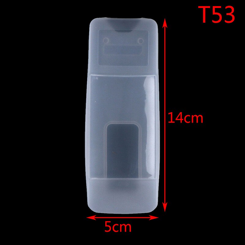 transparent Staub Schützen Schutz Lagerung Tasche Tragbare Silikon Luft Kondition Kontrolle fallen TV Fernbedienung Abdeckung: T53