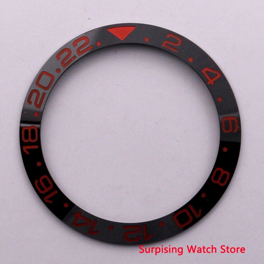 38 Mm Keramische Bezel Fit 40 Mm Horloge Case Sub Automatische Gmt Heren Horloge: NO7