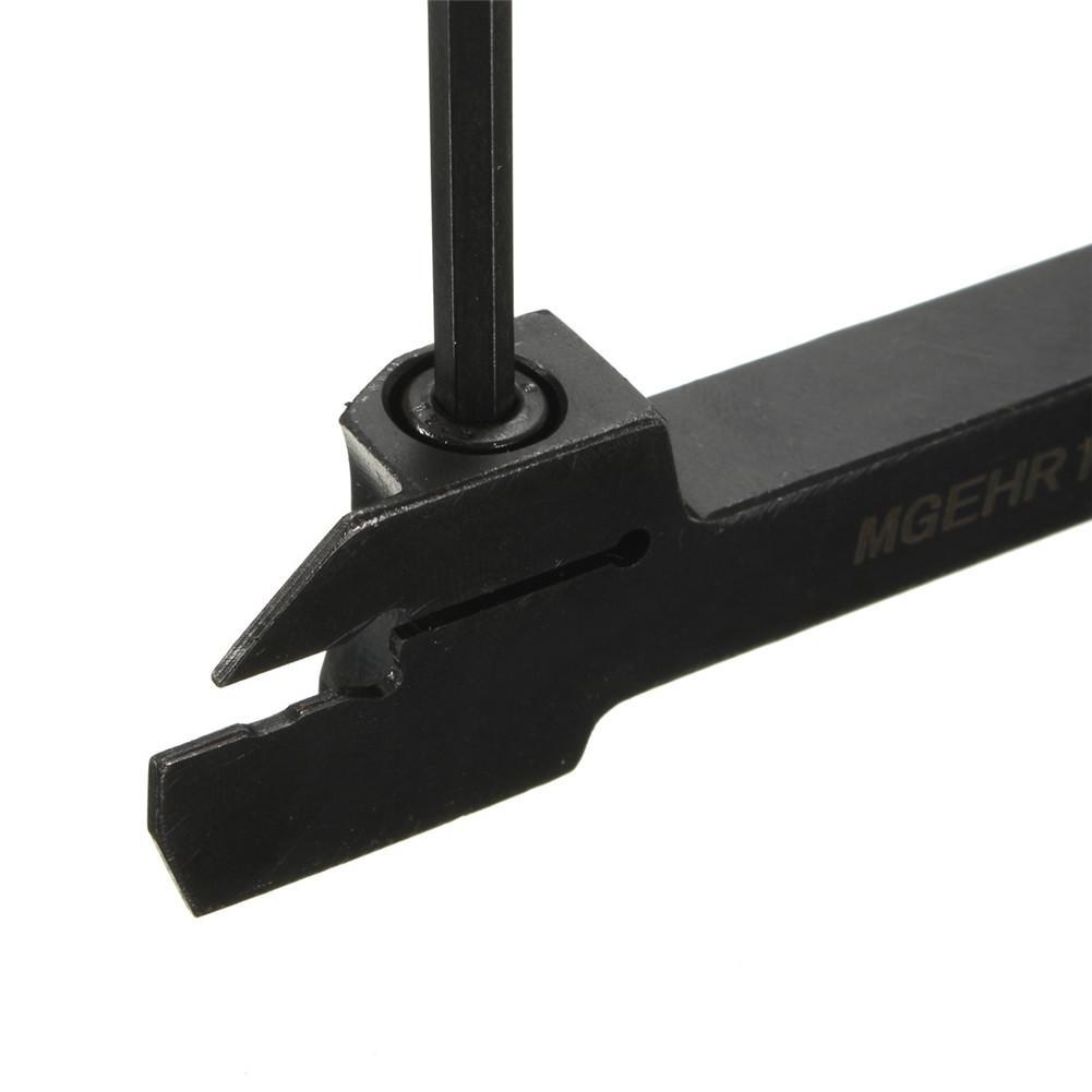 Support de coupe d'alésage à rainurage à tour à commande numérique 10 pièces MGMN200-G lame d'insertion en carbure cémenté + MGEHR1212-2