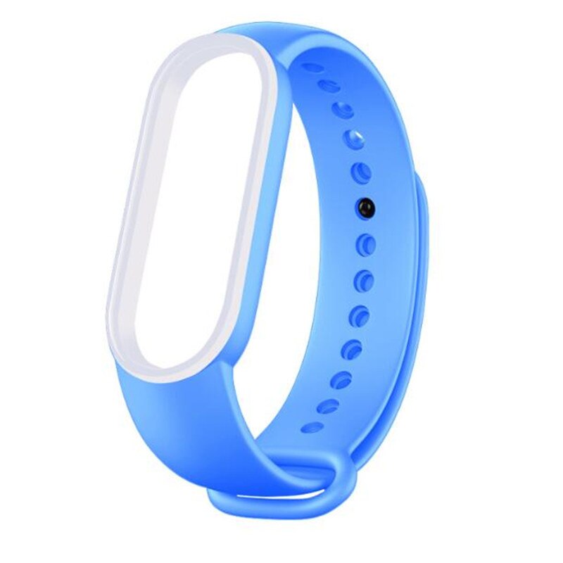 For Mi Band 5 Bracelet Strap Miband 5 Sport Strap Double Color Replacement Silicone Wrist Straps For Xiaomi Mi Banda Smartband: K