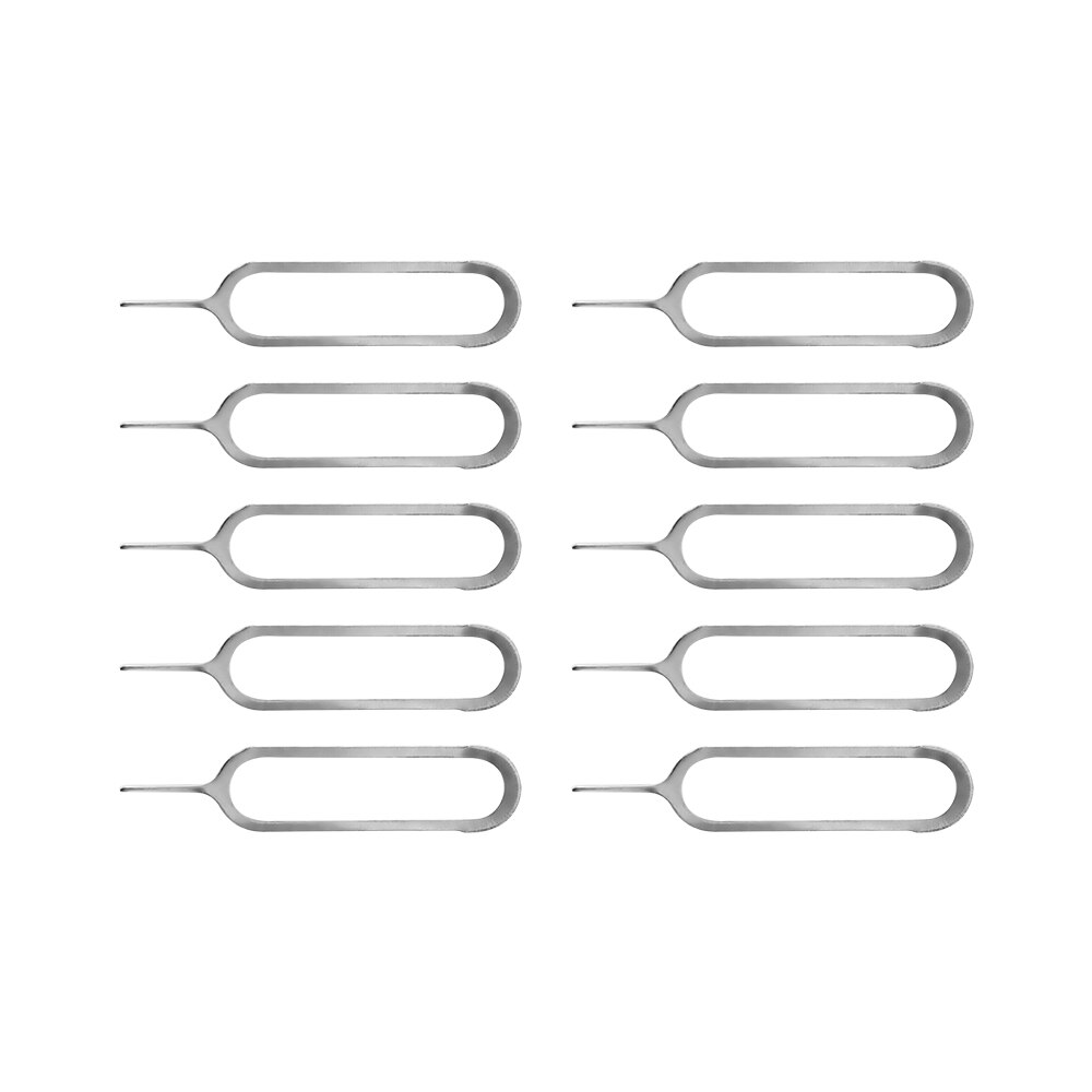 Powstro 10 pz Smartphone Prendere Sim carta Strumento di Rimozione di Spille fa di Ricambio Parti Del Telefono di Alta qualità di Carta di Spille