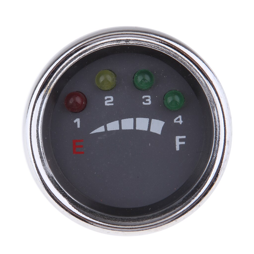 48V Motorcycle Round Analog Battery State Of Charge Indicator Meter