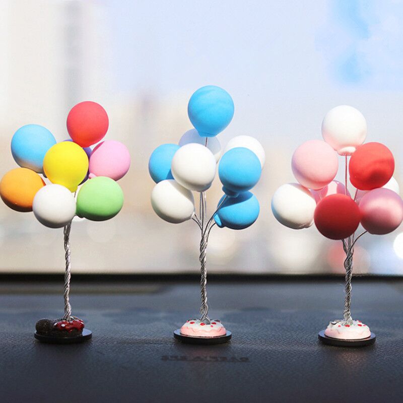 Mooie Ballon Auto Decoratie Charmant Auto Ornamenten Multicolour Mini Console Dashboard Decoratie Auto-interieur Levert