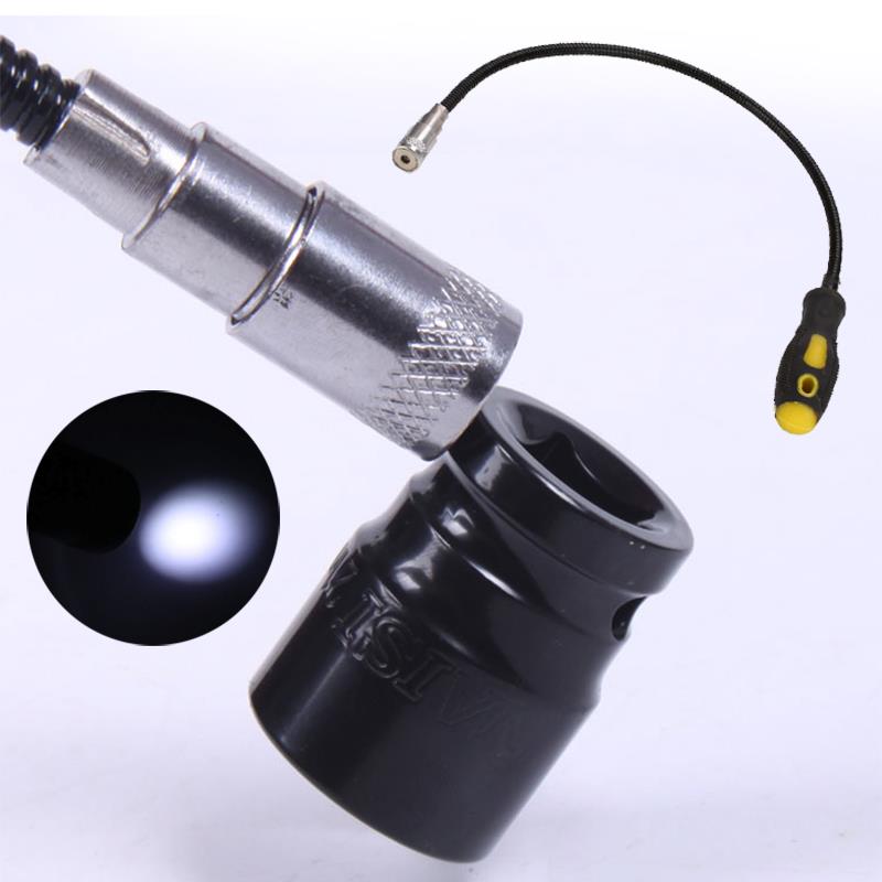 Universal Suction Bar Magnetic Suction Rod Stainless Steel Lighted Suction Rod Durable Suction Stick Hardware Practical