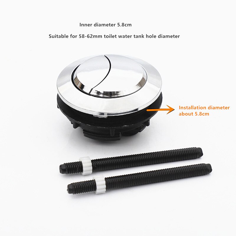 ABS Plastic Hand press Toilet push Button round square flush Button Toilet Water tank button accessories,JO21010: Toilet Buttons A