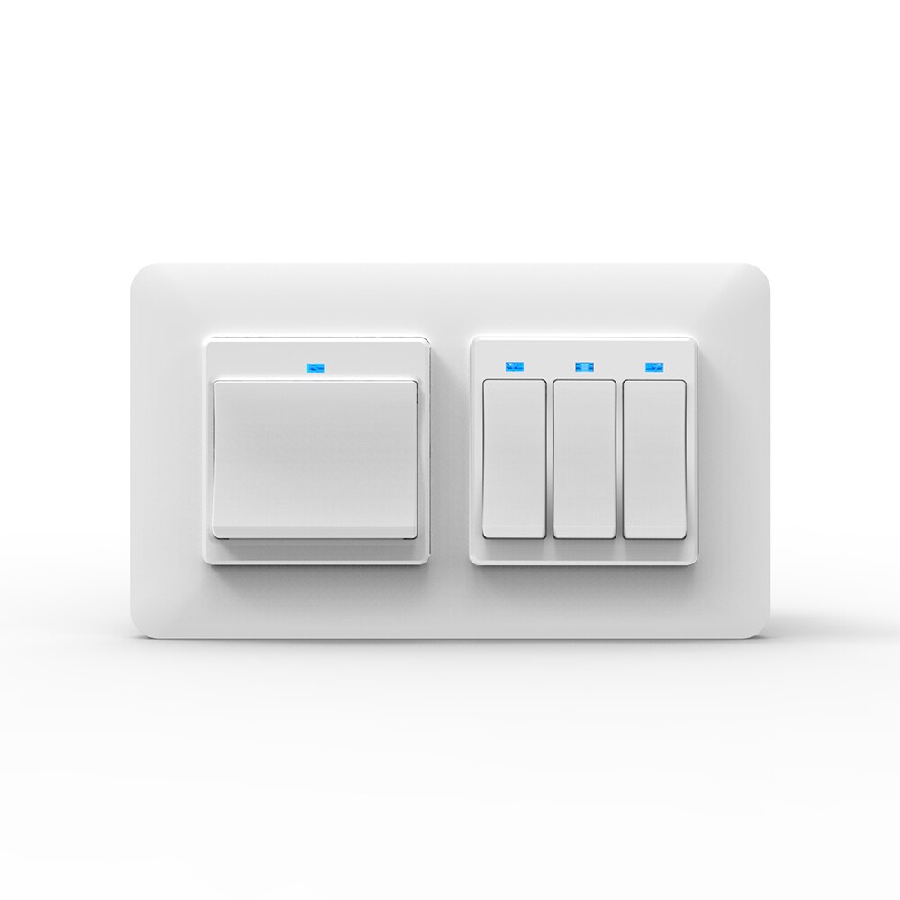 AVATTO Smart WiFi Switch with Random combination, Smart home automation Wall Light Switch 1/2/3 Gang Work with Alexa,Google Home: 1gang 3 gang